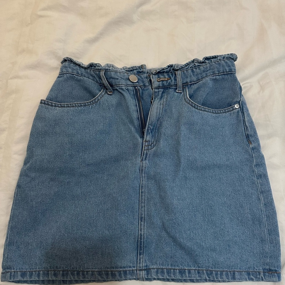H&M Blue Denim Pencil Skirt